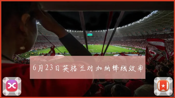 6月23日英格兰对加纳锋线效率